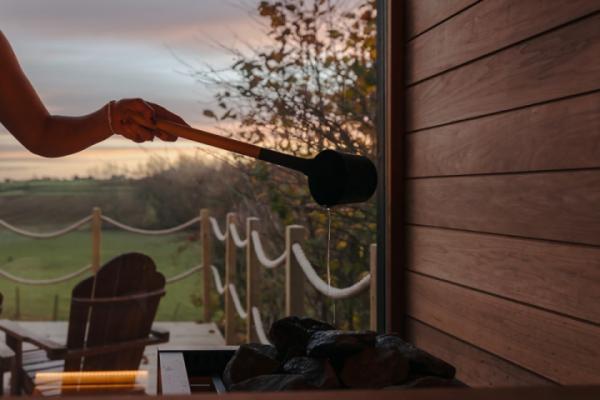 Add another ladle on the heater and hear the sizzle, take in the stunning view here at @wigwamholidaysforcettgrange then sit back and relax.⁠
⁠
Hit the bio link to find out how you could have your own haven of wellness.⁠
⁠
#kiramiuk #kirami #winterwellness #trykirami #whykirami #hotubs #sauna #saunabenefits #coldbathing #coldwatertherapy #hotandcoldbathing #health #bathing #warmerfeelings #outdoors #space #wholesome #relax #unwind #coldwaterbathing #wellbeing #getaways #ukstaycation #products #harvia #hottubs #coldtubs #saunas #ukteam