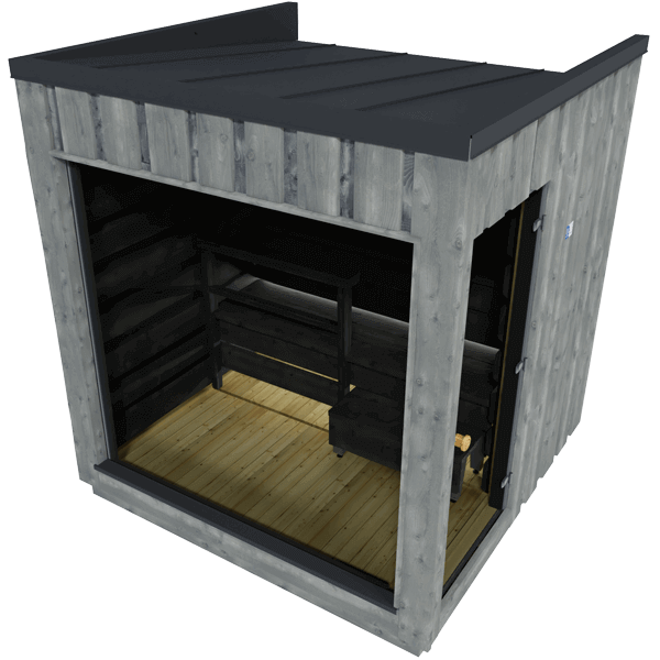Kirami FinVision® - sauna Original (Roof installed)