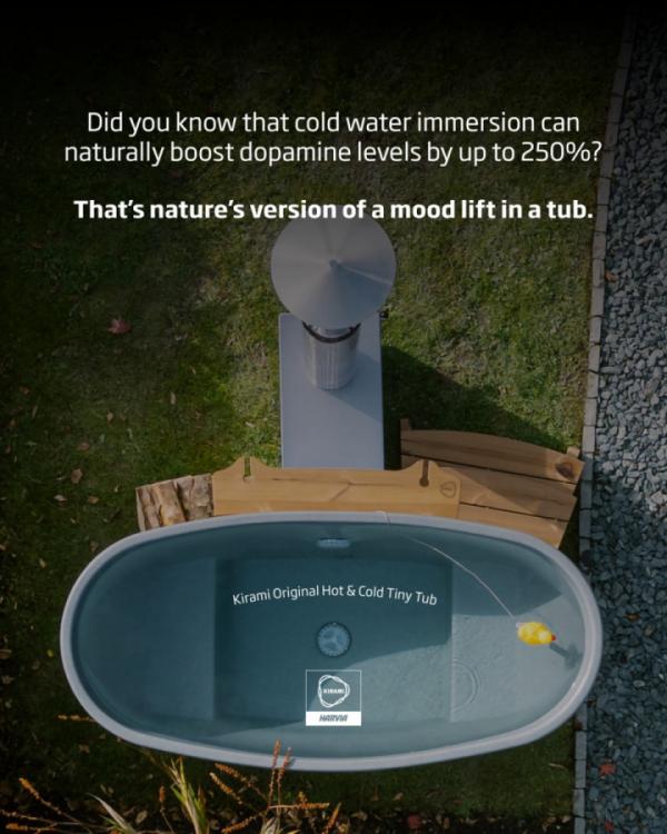 ❄️🔥Cold plunge? Steamy soak? ❄️🔥⁠
⁠
Why choose one when you can have both?⁠
⁠
The Kirami Tiny Tub is your personal wellness retreat perfectly designed for one or two people.⁠
⁠
🔹 Use it as an invigorating cold tub to boost circulation, resilience and focus.⁠
🔹 Or fire it up for a warm, soul soothing soak under the sky.⁠
⁠
Compact, elegant and endlessly versatile, the Kirami Tiny Tub transforms even the smallest garden into a sanctuary of calm and clarity.⁠
⁠
Small in size. Big in benefits.⁠
⁠
Ready for your daily reset head over to our bio to find out more. ⁠
⁠
#KiramiTinyTub #ColdPlungeUK #HotTubLife #LuxuryWellness #OutdoorRetreat #KiramiUK #WellnessYourWay