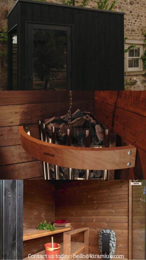 🔥 Dreaming of owning a Finnish sauna?🔥⁠
⁠
We’ve got you covered here at Kirami UK. Whether you’re drawn to the timeless ritual of a wood-fired sauna or prefer the ease of electric heating, we offer both  handcrafted, beautifully finished and built to bring you the full Scandinavian experience in your own garden.⁠
⁠
Designed in Finland, Enjoyed in the UK. ⁠
⁠
✔️ Traditional or modern designs⁠
✔️ Premium spruce or thermowood cladding⁠
✔️ Suitable for solo sessions or shared escapes⁠
✔️ Pair perfectly with any Kirami hot tub or cold tub⁠
⁠
🌿 Your daily reset, your year round retreat all just a few steps from your back door🌿⁠
⁠
Ready to turn the dream into reality? We’d love to help.⁠
⁠
#KiramiSauna #FinnishWellness #HomeRetreat #ScandiLiving #SaunaDreams #KiramiUK