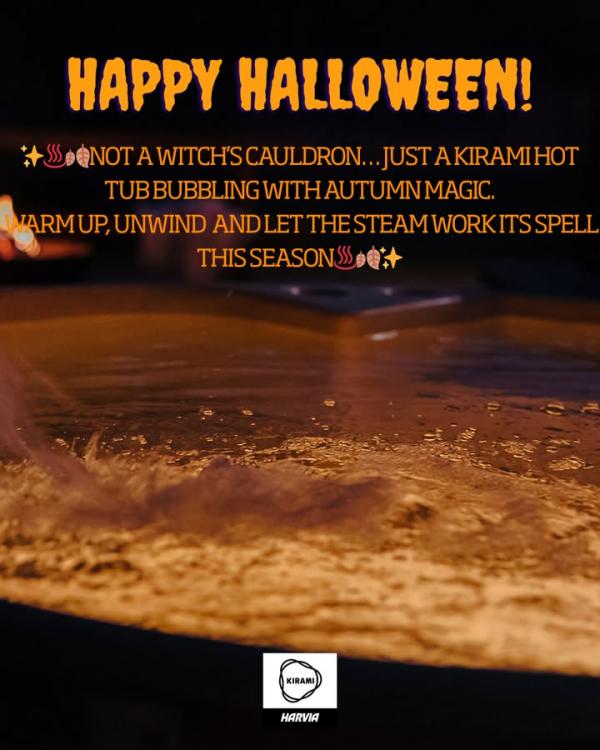 As the nights grow darker and the air turns crisp, there’s no better way to brew up some warmth than sinking into the soothing waters of a Kirami.
🍁Whether you’re hosting a Halloween get together or winding down after a night of trick or treating, your Kirami hot tub is the perfect spot for a little autumn indulgence. 🍁
🎃Happy Halloween from all of the Kirami team.🎃
#KiramiUK #HalloweenVibes #HotTubSeason #CosyNights #OutdoorWellness #AutumnLuxury #NotAWitchsCauldron As the nights grow darker and the air turns crisp, there’s no better way to brew up some warmth than sinking into the soothing waters of a Kirami.
🍁Whether you’re hosting a Halloween get together or winding down after a night of trick or treating, your Kirami hot tub is the perfect spot for a little autumn indulgence. 🍁
🎃Happy Halloween from all of the Kirami team.🎃
#KiramiUK #HalloweenVibes #HotTubSeason #CosyNights #OutdoorWellness #AutumnLuxury #NotAWitchsCauldron