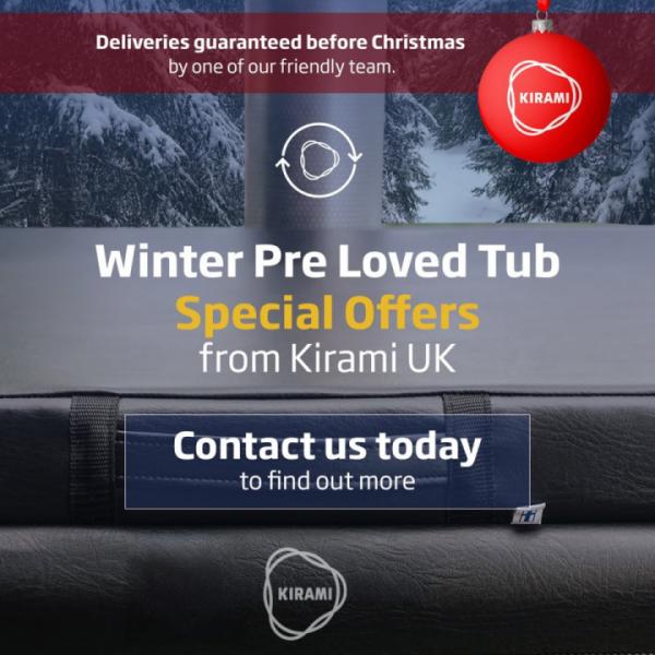 🎁Kirami’s Winter Pre-Loved Hot Tub Offers are Here!🎁⁠
⁠
Warm up your winter with an incredible deal on one of our pre-loved hot tubs perfect as an early Christmas present to yourself (or someone special)✨⁠
⁠
🔥 Amazing savings on selected tubs⁠
🚚 Delivery available between now and Christmas⁠
💬 Our friendly team will handle everything from order to delivery⁠
⁠
📸 Scroll to see the deals on our Kirami Family M, Family L, Hazy M and TINY tubs all up for grabs!⁠
⁠
Be quick once they’re gone, they’re gone!⁠
📞 Get in touch today on 01748 889303 to reserve yours.⁠
⁠
#KiramiHotTubs #HotTubSale #WinterWellness #PreLovedHotTubs #ChristmasGiftIdeas #OutdoorLiving #RelaxAndUnwind #KiramiUK #HotTubSeason