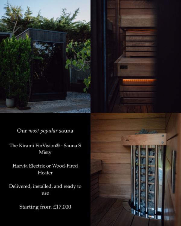 Meet our bestselling Kirami FinVision® Misty S Sauna⁠
⁠
Small in size, big on relaxation.⁠
⁠
Beautifully crafted in Finland and designed for 2–4 people, the Misty S brings authentic Finnish sauna experiences straight to your garden.⁠
⁠
🔥 Wood-fired or electric, the choice is yours!⁠
🌿 Starting from £17,000⁠
🚚 Delivery and installation taken care of by our experienced in-house team.⁠
⁠
Whether it's 40 minutes to yourself or quality time with loved ones, there's always a reason to step inside and switch off.⁠
⁠
Your very own Finnish sauna awaits.✨⁠
⁠
📞Call our friendly team on 01748 889303 to find out more.⁠
⁠
#KiramiUK #FinVisionSauna #MistyS #FinnishSauna #OutdoorSauna #SaunaLife #OutdoorWellness